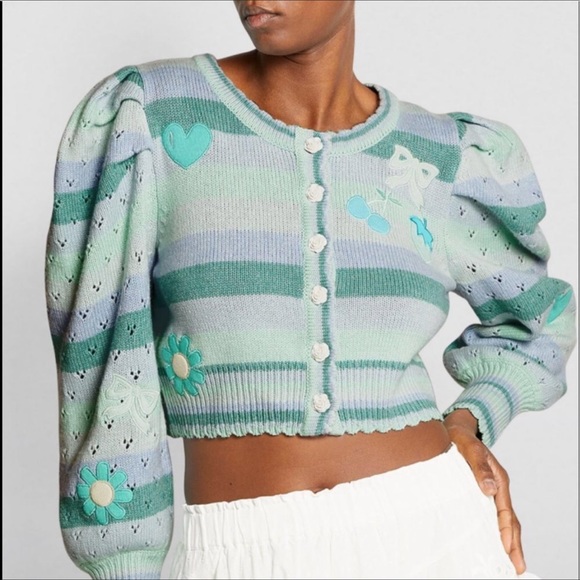 LoveShackFancy Vesper Cardigan - Picture 2 of 7